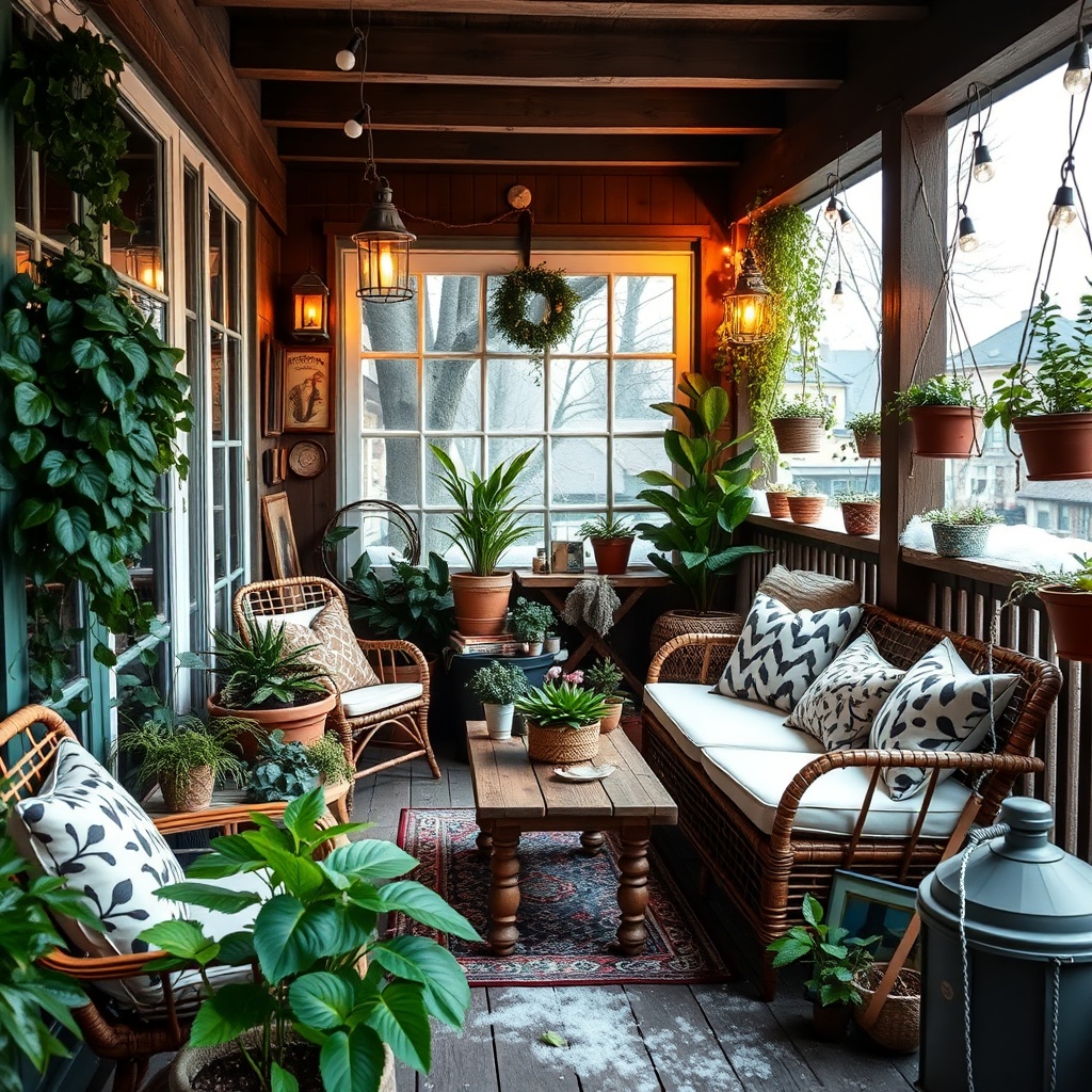 Cam Balkon Dekorasyonu